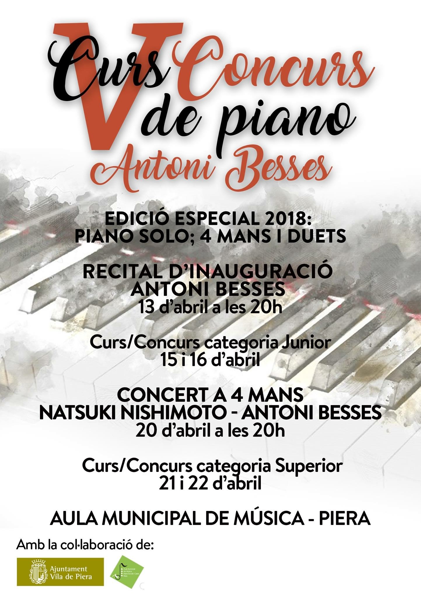Concert a 4 mans * Piera @ AULA MUNICIPAL DE MÚSICA DE PIERA MARIA ESCOLÀ I CASES | Piera | Catalunya | スペイン